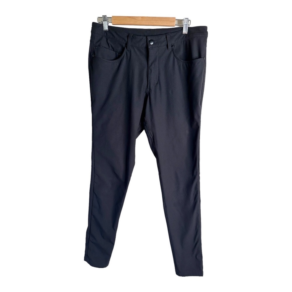 Lululemon ABC Pants Skinny Fit Warpstreme Size 33 X 33 Black
